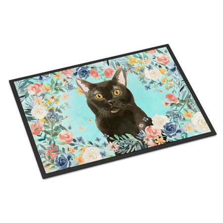 Carolines Treasures 24 x 36 in. Bombay Spring Flowers Indoor or Outdoor Mat CK3391JMAT